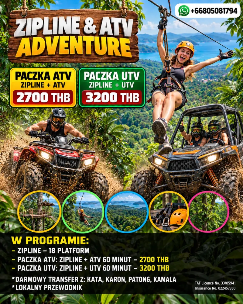Zipline i ATV